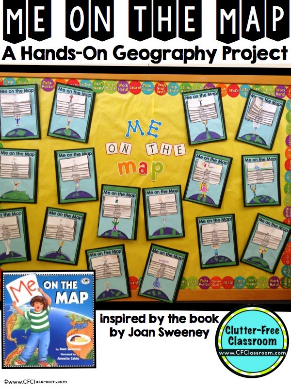 These Me on the Map Activities include a flip book printable and a me on the map craft that makes a great bulletin board. Add it to your lesson plans for your map unit or study of the USA, Canada or Australia!