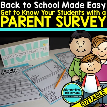 back to school parent survey