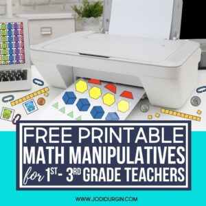 printer printing paper math manipulatives