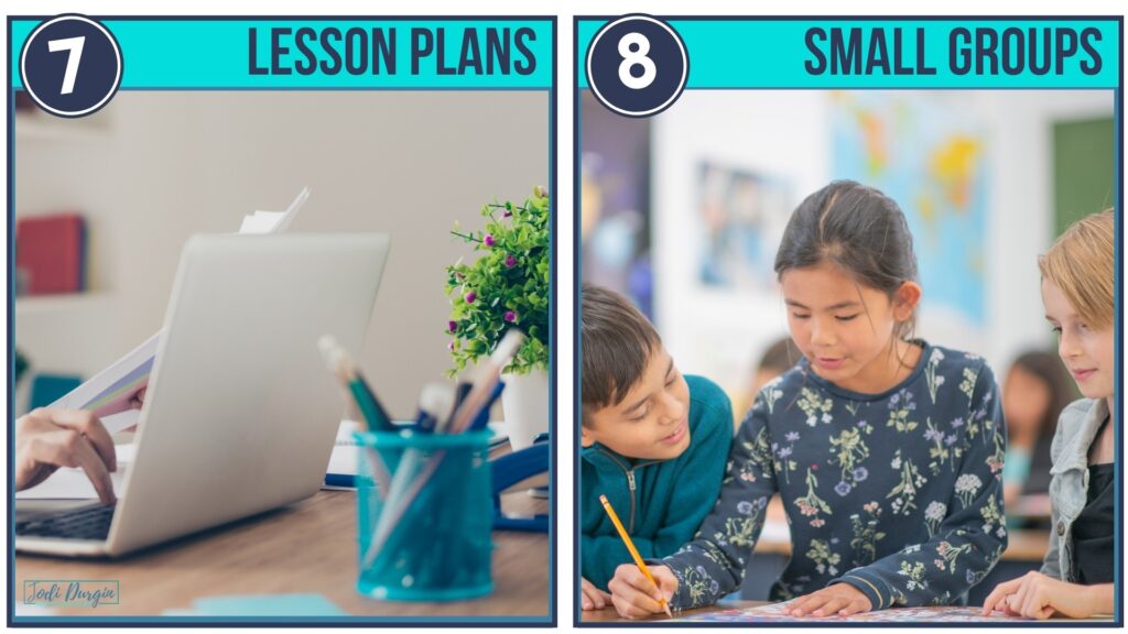 lesson planning for small group math instruction