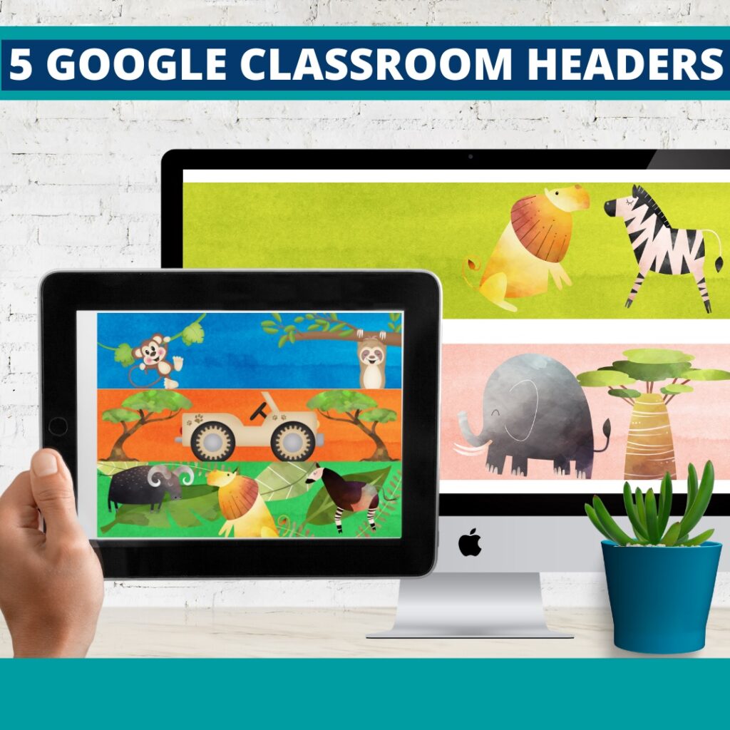 jungle classroom jungle classroom theme Google Classroom headers