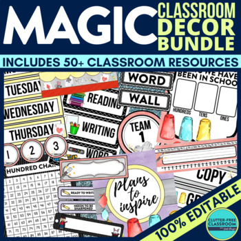 magic classroom decor bundle