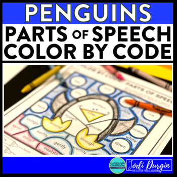 penguin color by code activity
