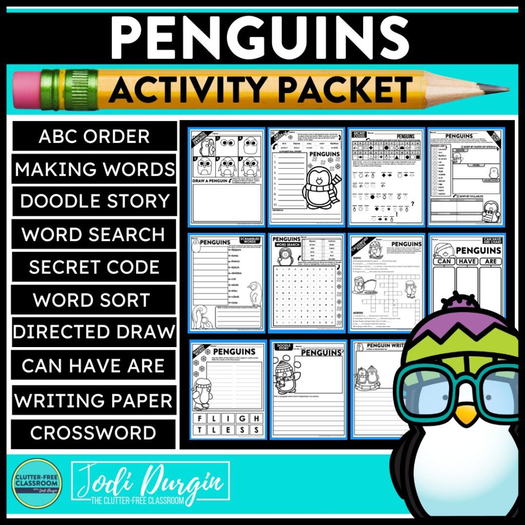 penguin activity packet