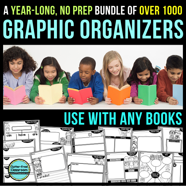reading graphic organizers for any book