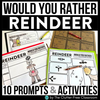 Reindeer-themed would you rather activities