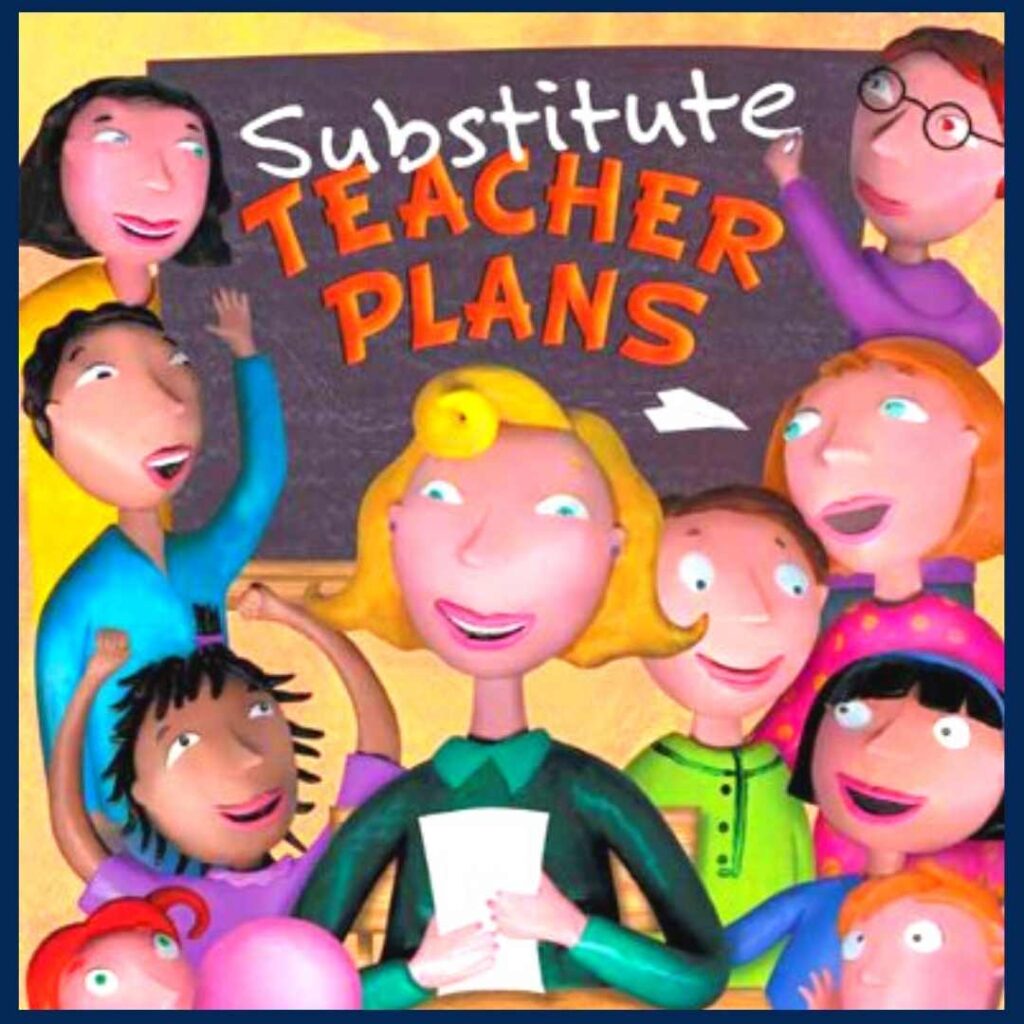 Substitute Teacher Plans book cover