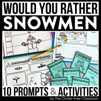 Snowmen Would You Rather activities