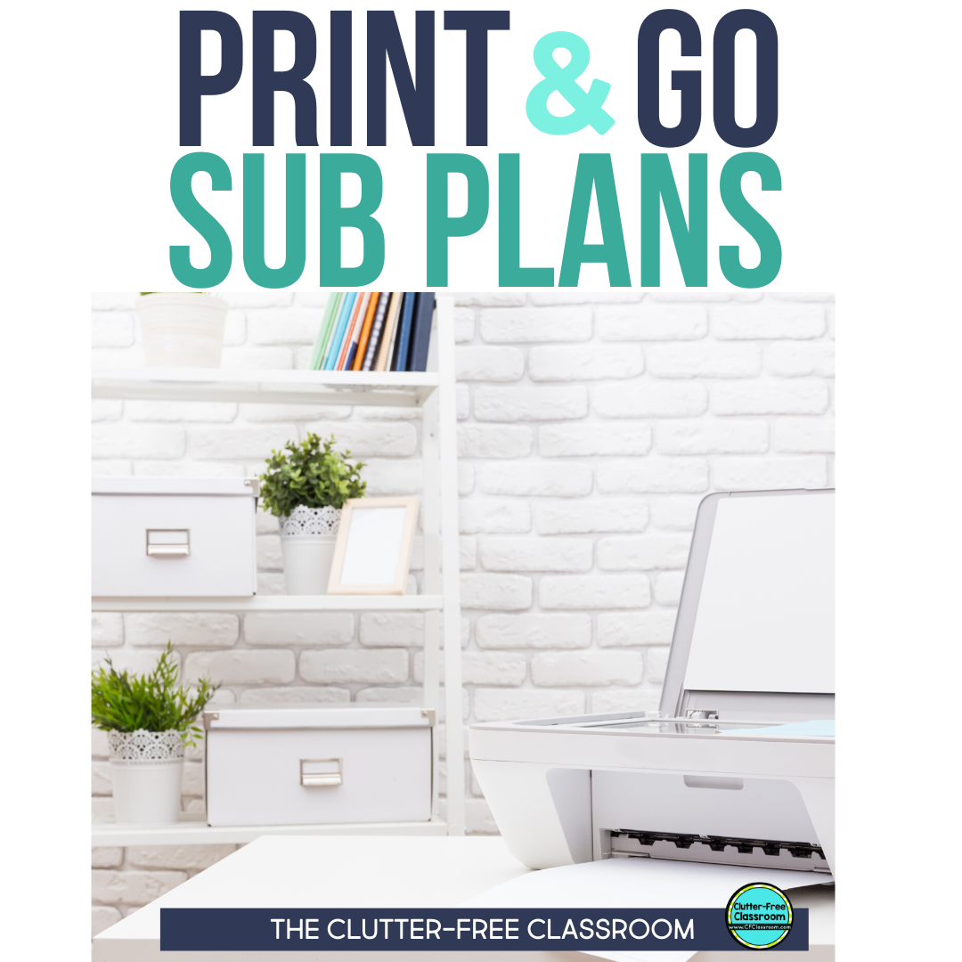 I used to hate writing sub plans whenever I took a sick day. Thankfully I just got this bundle of sub plans that are little to no prep. It includes graphic organizers, worksheets and activities you can leave again and again making classroom management easy for a substitute teacher. The directions are clear and easy to understand. Every teacher should have this resource! #teachertips #subplans #sickday