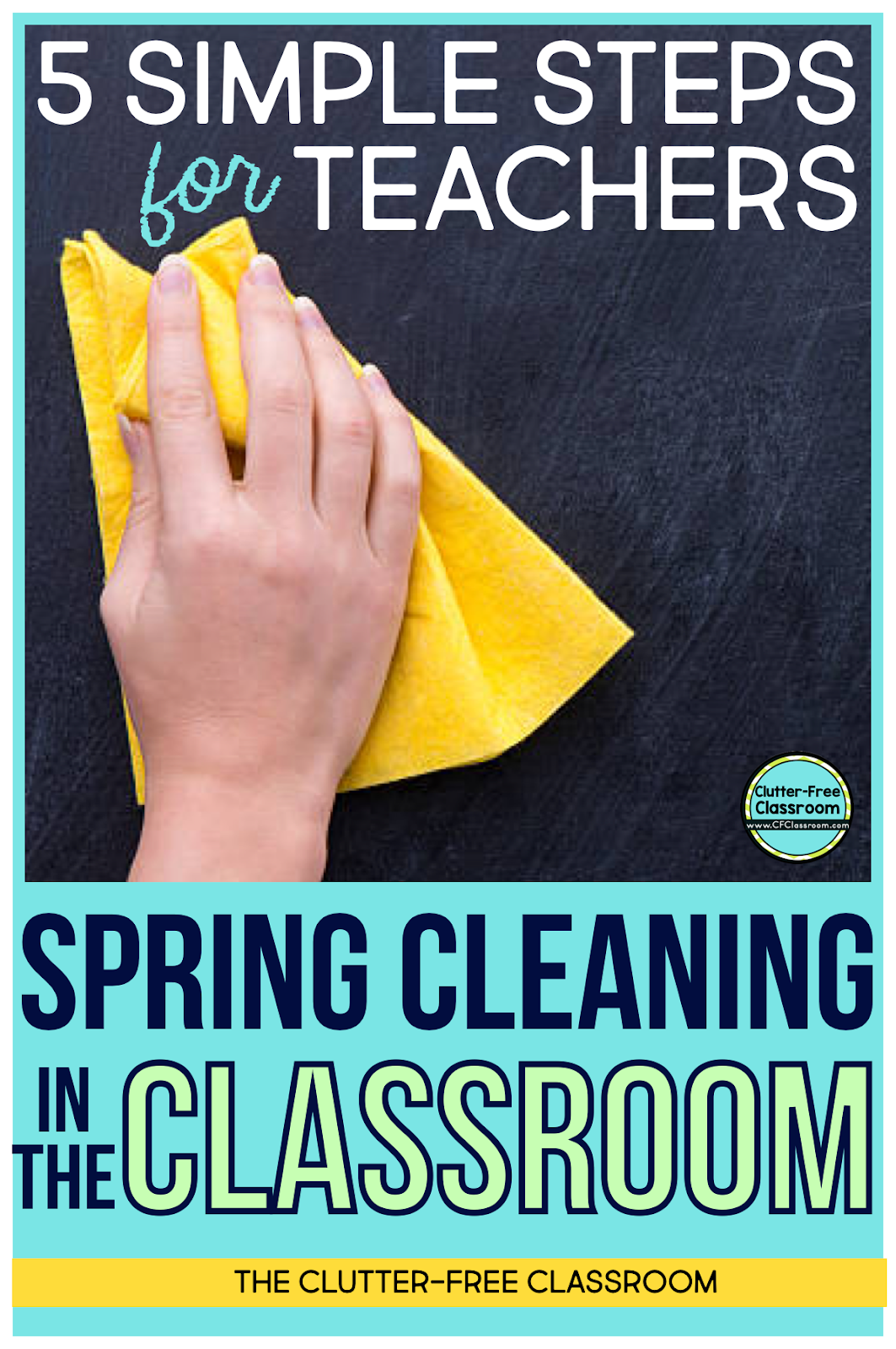 Now is the time to get your classroom clean and organized. These 5 easy steps are perfect for spring cleaning, packing at the end of the school year or anytime you want to improve your classroom organization! 