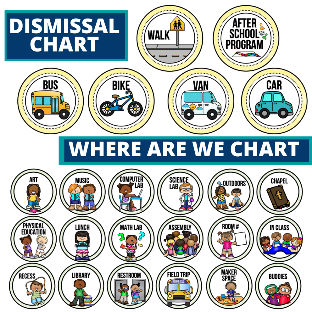 lemons theme editable dismissal chart for elementary classrooms with for better classroom