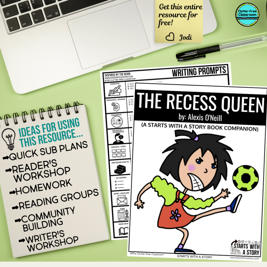 The Recess Queen book companion