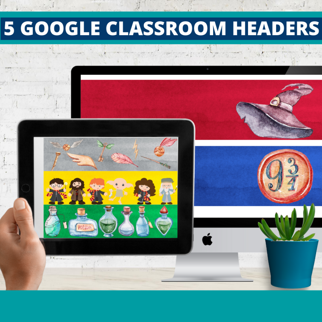 wizard classroom themed google classroom headers and google classroom banners 